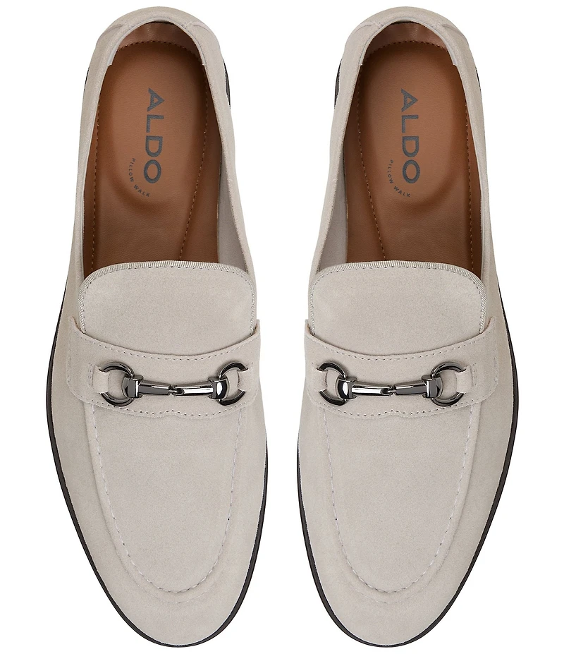 ALDO Men's Traveller Suede Bit Buckle Dress Loafers