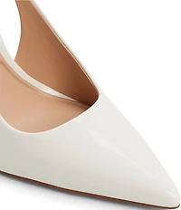 ALDO Nikoletta Patent Slingback Ankle Strap Pointed Toe Pumps