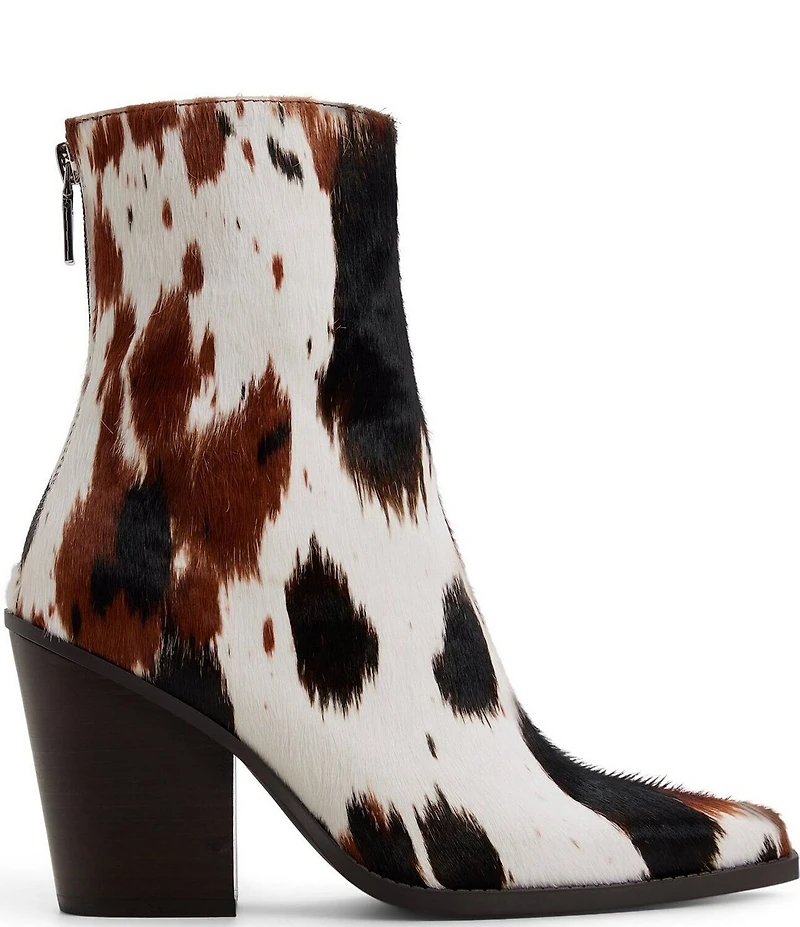 ALDO Norelle Cow Print Haircalf Booties