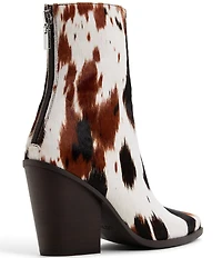 ALDO Norelle Cow Print Haircalf Booties