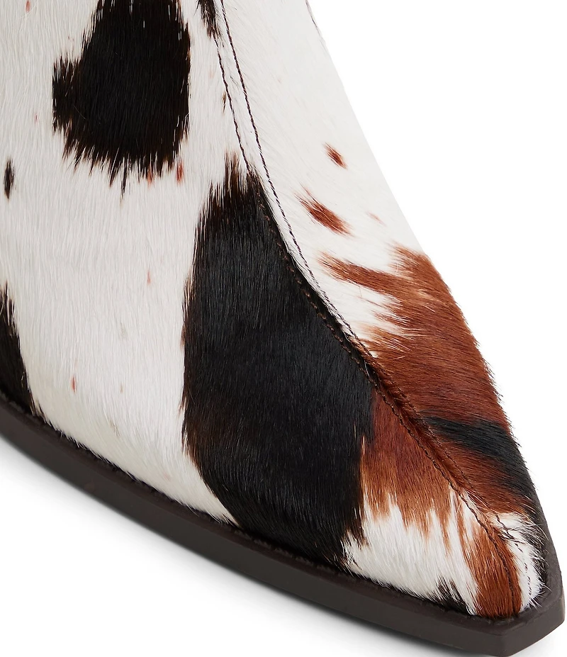 ALDO Norelle Cow Print Haircalf Booties