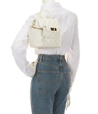 ALDO Ocaeli Quilted Chain Backpack