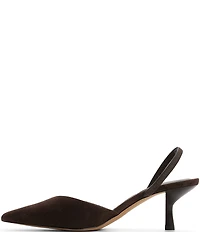 ALDO Olivia Suede Slingback Pointed Toe Pumps
