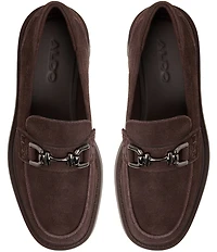 ALDO Oneameth Suede Bit Buckle Lugged Platform Loafers