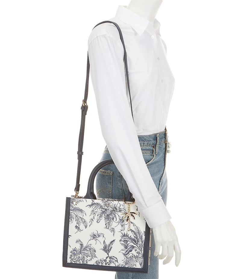 ALDO Palmeraa Floral Handle Satchel Bag