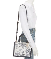 ALDO Palmeraa Floral Handle Satchel Bag