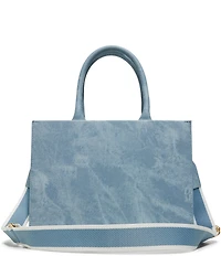 ALDO Paradise Denim Embellished Tote Bag