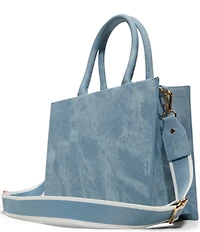 ALDO Paradise Denim Embellished Tote Bag
