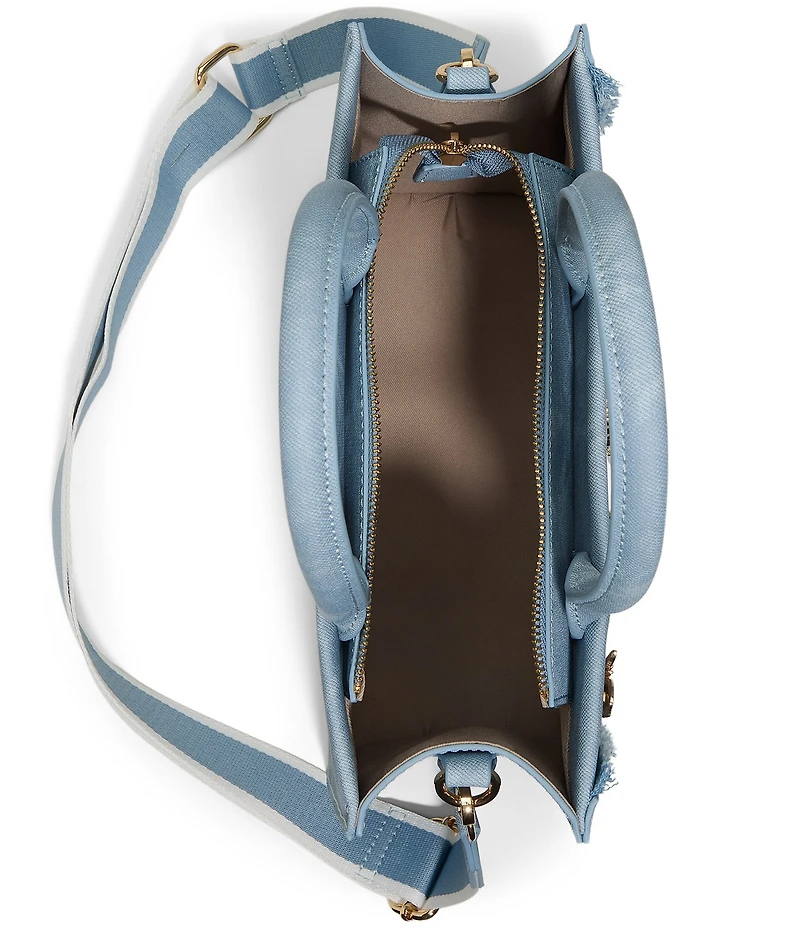 ALDO Paradise Denim Embellished Tote Bag