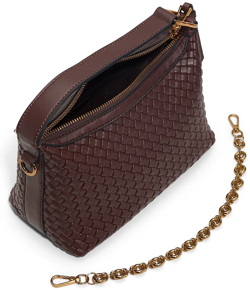 ALDO Paxtoni Woven Chain Charm Shoulder Bag