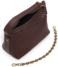 ALDO Paxtoni Woven Chain Charm Shoulder Bag