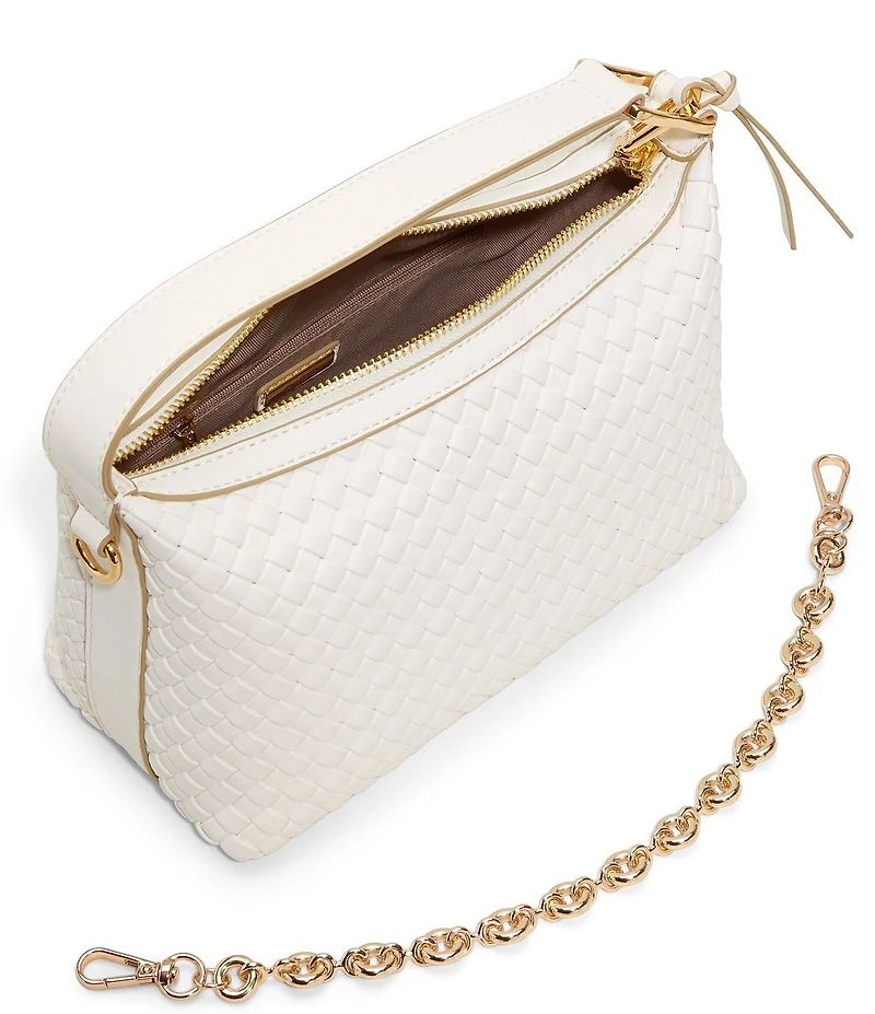 ALDO Paxtoni Woven Chain Charm Shoulder Bag
