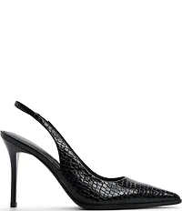 ALDO Samantha Croco Embossed Pointed Toe Slingback Pumps