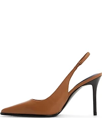 ALDO Samantha Leather Pointed Toe Slingback Pumps