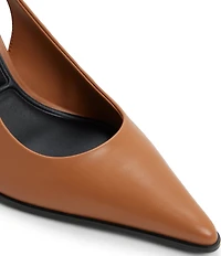 ALDO Samantha Leather Pointed Toe Slingback Pumps