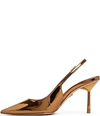 ALDO Seralina Mirror Metallic Slingback Pointed Toe Dress Pumps