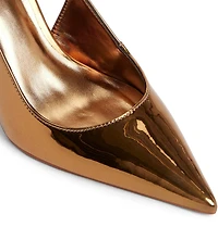 ALDO Seralina Mirror Metallic Slingback Pointed Toe Dress Pumps