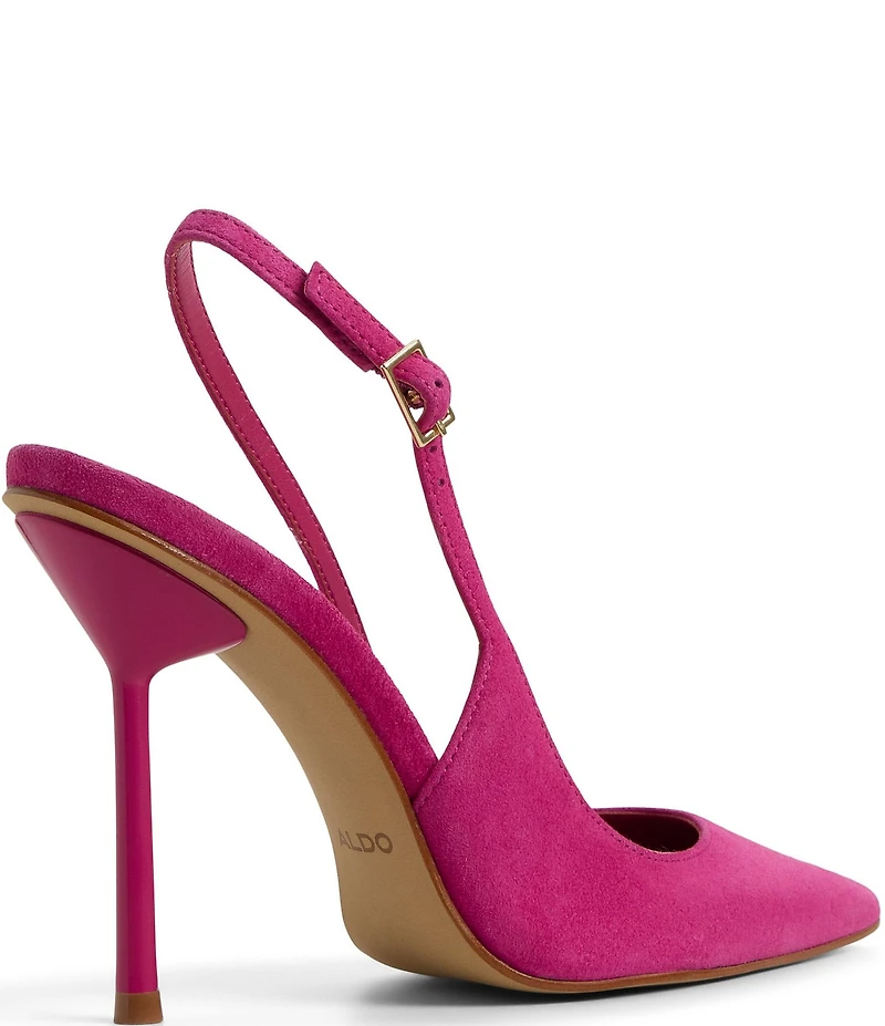 ALDO Serrah Suede Pointed Toe Slingback Pumps
