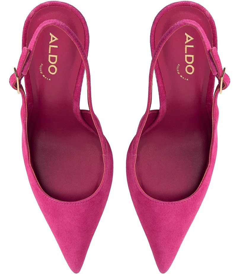 ALDO Serrah Suede Pointed Toe Slingback Pumps