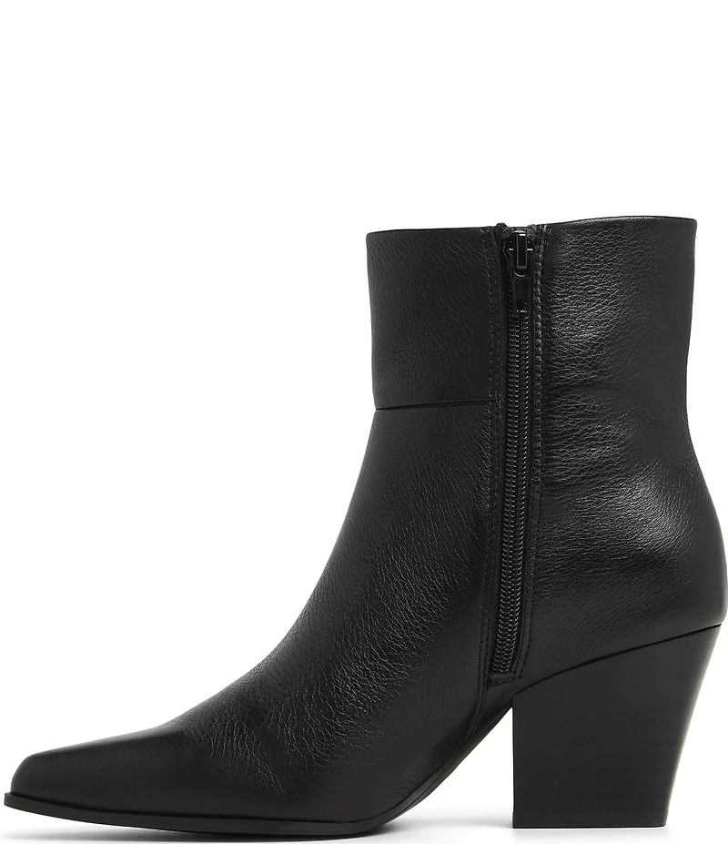 ALDO Shanah Leather Pointed Toe Booties