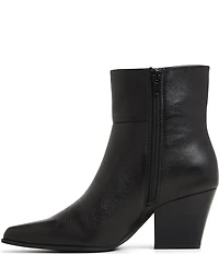 ALDO Shanah Leather Pointed Toe Booties