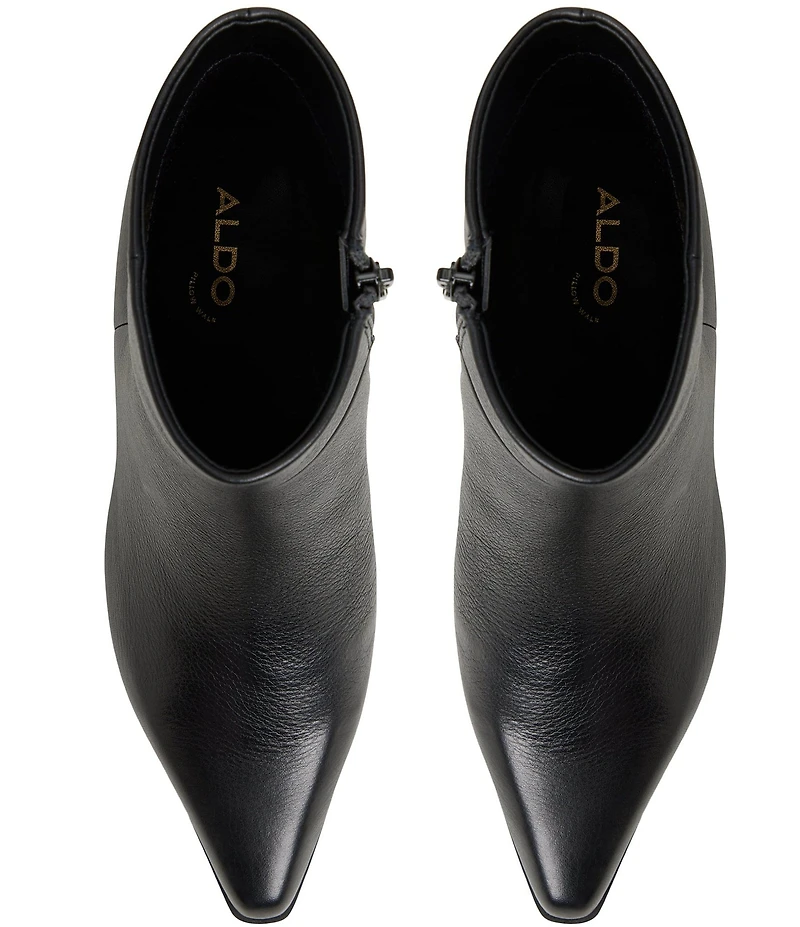 ALDO Shanah Leather Pointed Toe Booties