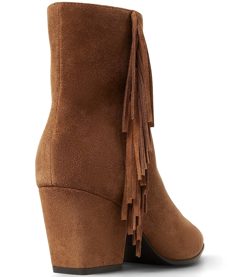 ALDO Shanah Suede Fringed Snip Toe Booties