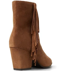 ALDO Shanah Suede Fringed Snip Toe Booties