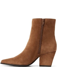 ALDO Shanah Suede Fringed Snip Toe Booties