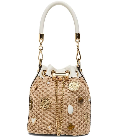 ALDO Shellinax Crochet Seashell Bucket Bag