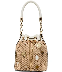 ALDO Shellinax Crochet Seashell Bucket Bag