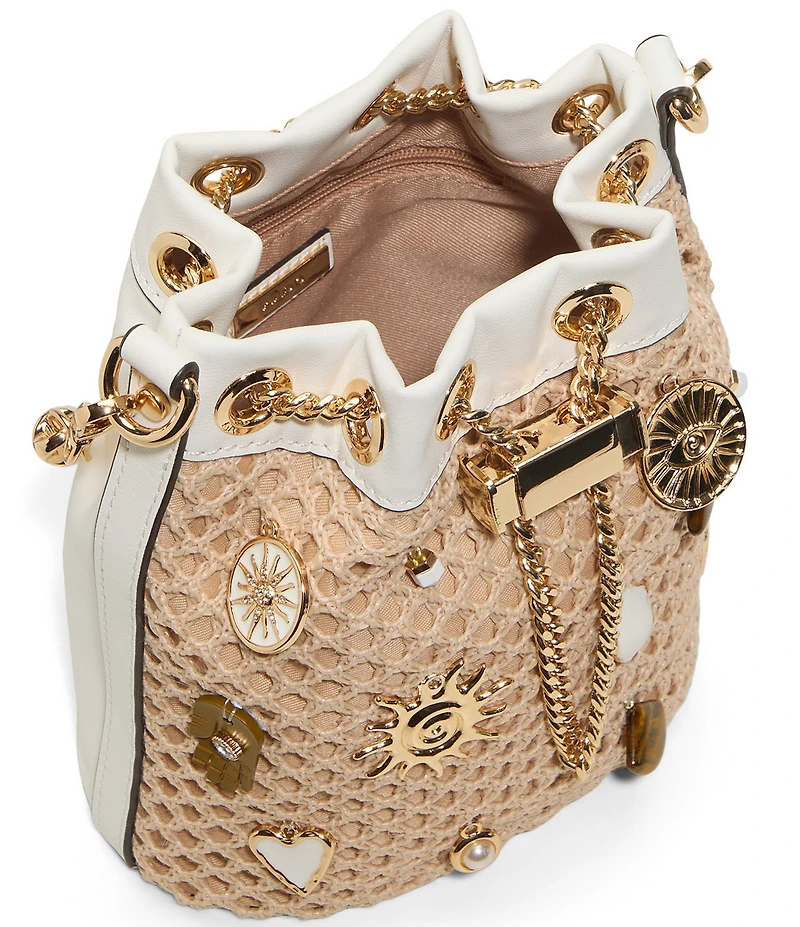ALDO Shellinax Crochet Seashell Bucket Bag