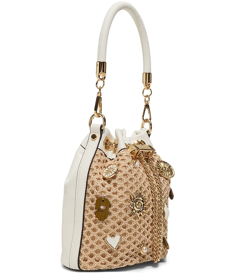 ALDO Shellinax Crochet Seashell Bucket Bag