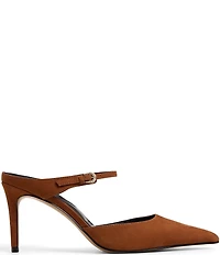 ALDO Sidnney Suede Buckle Strap Dress Mules