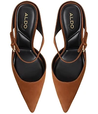 ALDO Sidnney Suede Buckle Strap Dress Mules