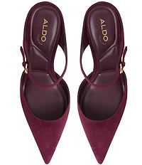 ALDO Sidnney Suede Buckle Strap Dress Mules