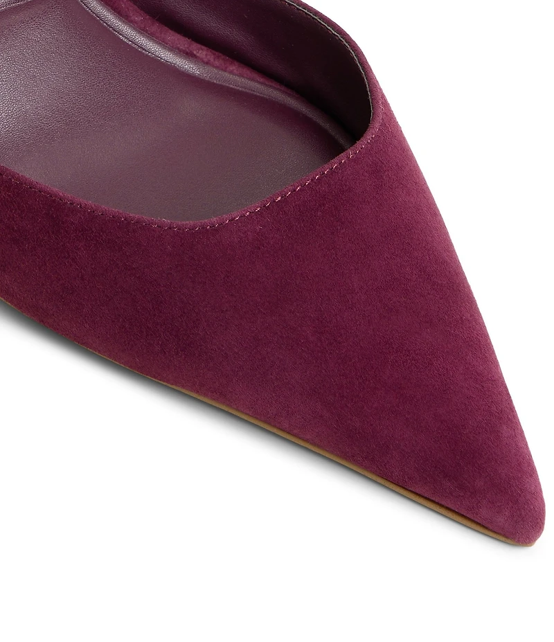 ALDO Sidnney Suede Buckle Strap Dress Mules
