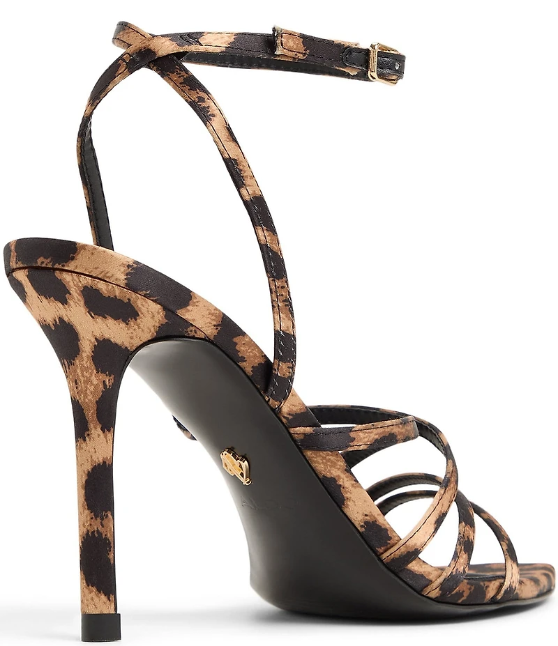 ALDO Solania Leopard Print Strappy Pointed Toe Dress Sandals