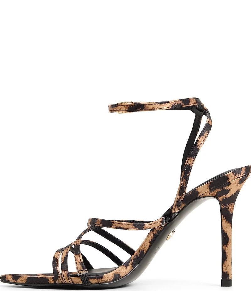 ALDO Solania Leopard Print Strappy Pointed Toe Dress Sandals