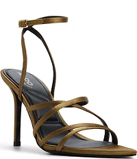 ALDO Solania Satin Strappy Pointed Toe Dress Sandals