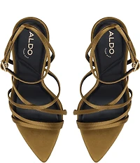 ALDO Solania Satin Strappy Pointed Toe Dress Sandals