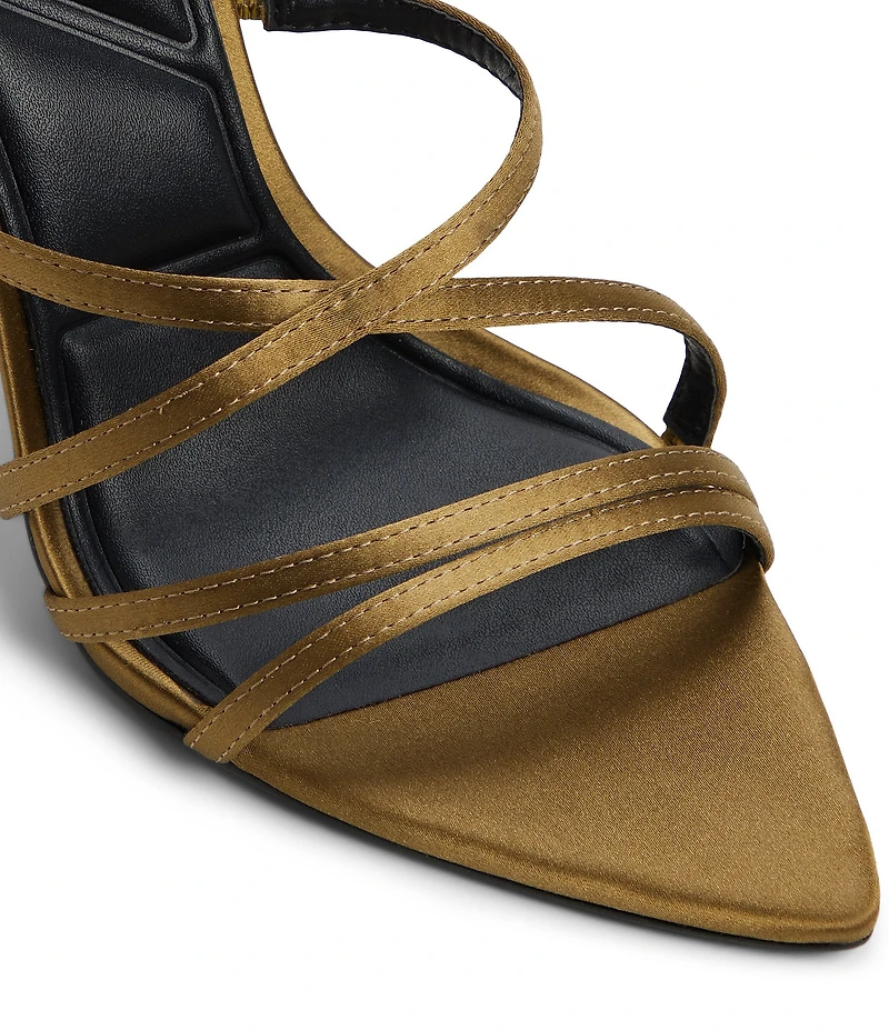 ALDO Solania Satin Strappy Pointed Toe Dress Sandals