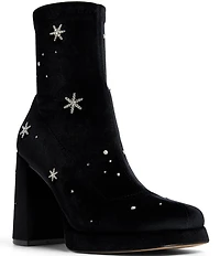 ALDO Starrie Stud and Rhinestone Embellished Booties