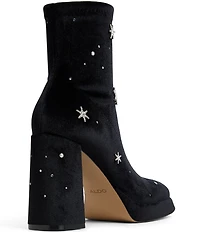 ALDO Starrie Stud and Rhinestone Embellished Booties