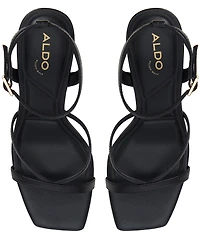 ALDO Stellare Leather Ankle Strap Dress Sandals