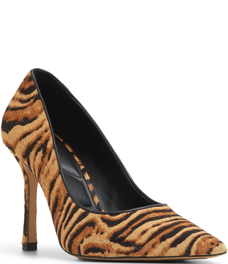 ALDO Stessy 3.0 Tiger Print Calf Hair Pointed Toe Pumps