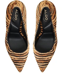 ALDO Stessy 3.0 Tiger Print Calf Hair Pointed Toe Pumps