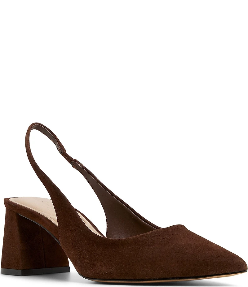 ALDO Uliana Suede Pointed Toe Slingback Pumps