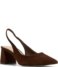ALDO Uliana Suede Pointed Toe Slingback Pumps