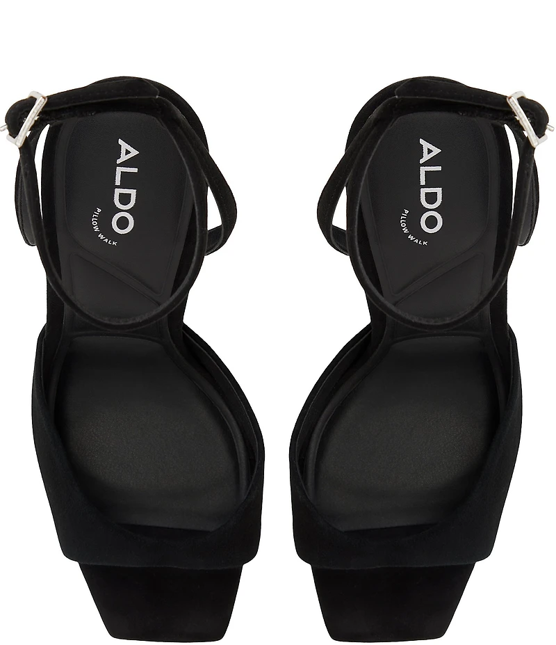 ALDO Valentyna Suede Ankle Strap Dress Sandals